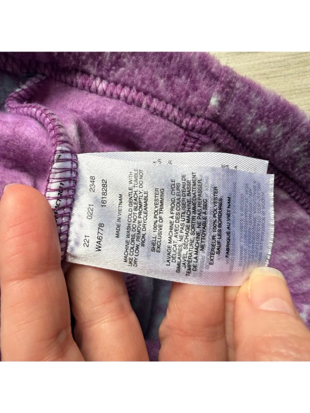 Columbia Benton Fleece II Jacket Fair Isle Purple - Picture 5 of 5